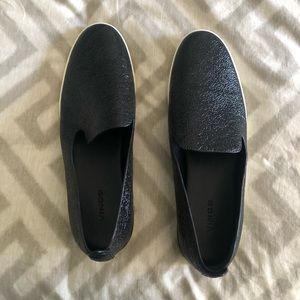 Vince Black Slip Ons